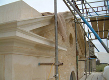 Letter cutting - Chippenham, Wiltshire - Howlett-Neal Masonry & Conservation - Stone carving
